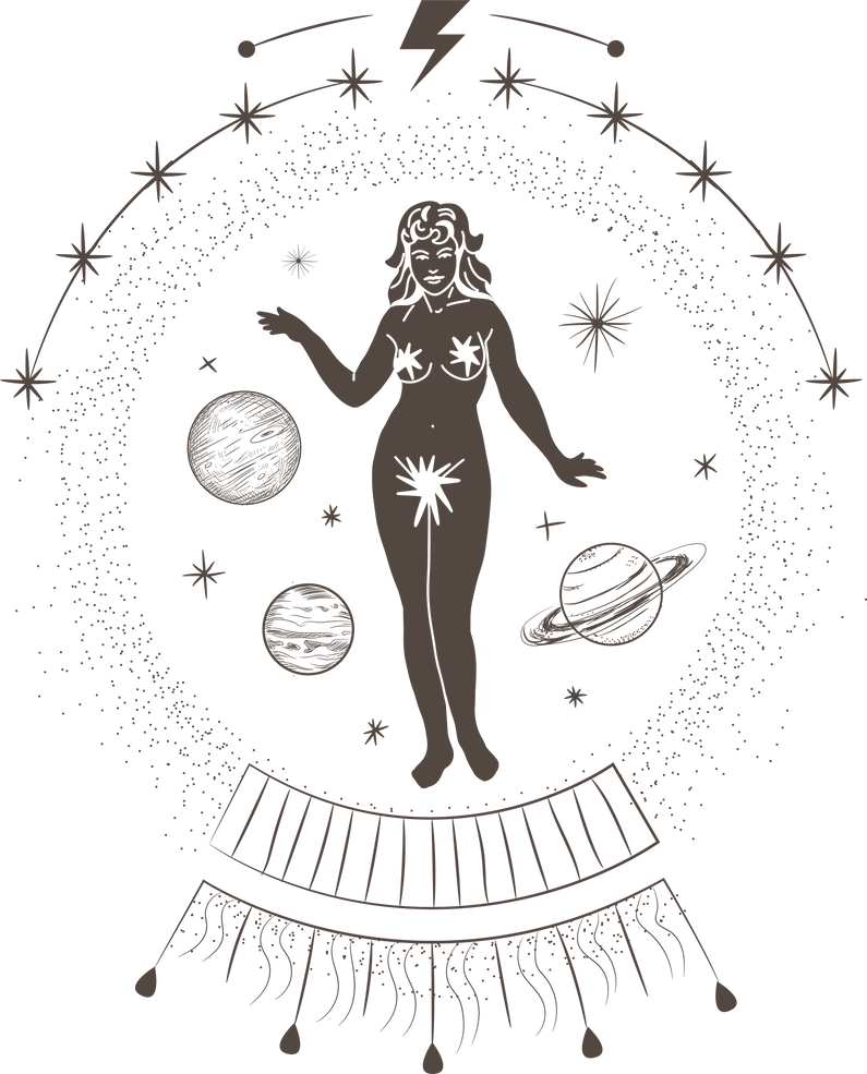 Astrology Abstract Art Icon